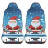 LPLSNWS Cute Christmas Deer Patterned, Durable Car Seat Covers, 2-Pack Suitable for Passenger Cars, Trucks, Commercial Vehicles, and Marine Seats view 2