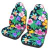 LPLSNWS Colorful Flowers Patterned, Durable Car Seat Covers, 2-Pack Suitable for Passenger Cars, Trucks, Commercial Vehicles, and Marine Seats view 1