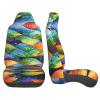 LPLSNWS Rainbow Fish Scale Patterned, Durable Car Seat Covers, 2-Pack Suitable for Passenger Cars, Trucks, Commercial Vehicles, and Marine Seats view 4