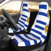 LPLSNWS Flag of Uruguay Patterned, Durable Car Seat Covers, 2-Pack Suitable for Passenger Cars, Trucks, Commercial Vehicles, and Marine Seats view 3