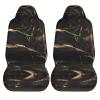 LPLSNWS Black Gold Marble Patterned, Durable Car Seat Covers, 2-Pack Suitable for Passenger Cars, Trucks, Commercial Vehicles, and Marine Seats view 2
