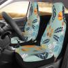 LPLSNWS Light Coloured Floral Patterned, Durable Car Seat Covers, 2-Pack Suitable for Passenger Cars, Trucks, Commercial Vehicles, and Marine Seats view 3