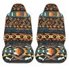 LPLSNWS African Tribal Ethnic Texture Patterned, Durable Car Seat Covers, 2-Pack Suitable for Passenger Cars, Trucks, Commercial Vehicles, and Marine Seats view 2