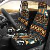 LPLSNWS African Tribal Ethnic Texture Patterned, Durable Car Seat Covers, 2-Pack Suitable for Passenger Cars, Trucks, Commercial Vehicles, and Marine Seats view 3
