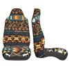 LPLSNWS African Tribal Ethnic Texture Patterned, Durable Car Seat Covers, 2-Pack Suitable for Passenger Cars, Trucks, Commercial Vehicles, and Marine Seats view 4