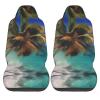 LPLSNWS Caribbean Islands Patterned, Durable Car Seat Covers, 2-Pack Suitable for Passenger Cars, Trucks, Commercial Vehicles, and Marine Seats view 2
