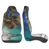 LPLSNWS Caribbean Islands Patterned, Durable Car Seat Covers, 2-Pack Suitable for Passenger Cars, Trucks, Commercial Vehicles, and Marine Seats view 4