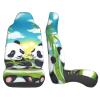 LPLSNWS Two Happy Pandas Patterned, Durable Car Seat Covers, 2-Pack Suitable for Passenger Cars, Trucks, Commercial Vehicles, and Marine Seats view 4