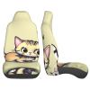 LPLSNWS Cat and Butterfly Patterned, Durable Car Seat Covers, 2-Pack Suitable for Passenger Cars, Trucks, Commercial Vehicles, and Marine Seats view 4
