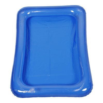 BESTYASH Portable Pool and Sand Tray, Transparent Blue Mini Pool Forsummer Play Accessories for Toddlers, Easy to Store and Carry