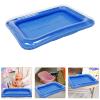 BESTYASH Portable Pool and Sand Tray, Transparent Blue Mini Pool Forsummer Play Accessories for Toddlers, Easy to Store and Carry view 4