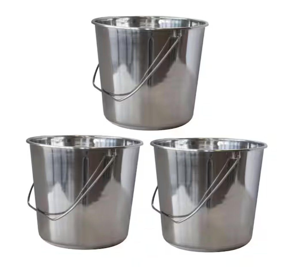 Stainless Steel Bucket Set (3-Pack) RF16471
