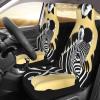 LPLSNWS Black and White Zebra Patterned, Durable Car Seat Covers, 2-Pack Suitable for Passenger Cars, Trucks, Commercial Vehicles, and Marine Seats view 3