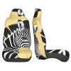 LPLSNWS Black and White Zebra Patterned, Durable Car Seat Covers, 2-Pack Suitable for Passenger Cars, Trucks, Commercial Vehicles, and Marine Seats view 4
