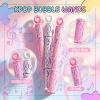 Leitee 24 Pcs Kpop Party Favors, Mini Bubble Wands Crack Print Bubble Wands for Kpop Birthday Party Decoration Goodie Bags Piata Treat Bags Stuffers Prize view 3