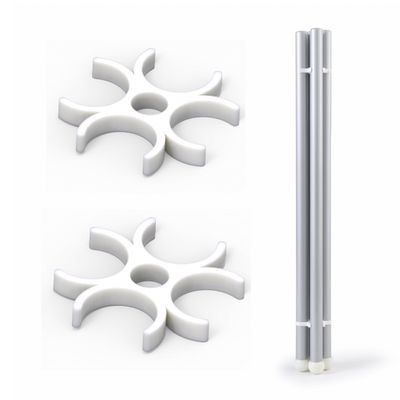 Sparix Fab High Chair Leg Clips, Set of 2 - Leg Storage Clips Compatible with IKEA Antilop High Chair - Space-Saving Chair Leg Holder for Travel, Restaurants & Home