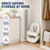 Sparix Fab High Chair Leg Clips, Set of 2 - Leg Storage Clips Compatible with IKEA Antilop High Chair - Space-Saving Chair Leg Holder for Travel, Restaurants & Home view 4