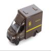 KiNSMART Box of 12 Mercedes-Benz Sprinter UPS Delivery Van, Brown 5476D - 1/48 Scale Diecast Model Cars view 3