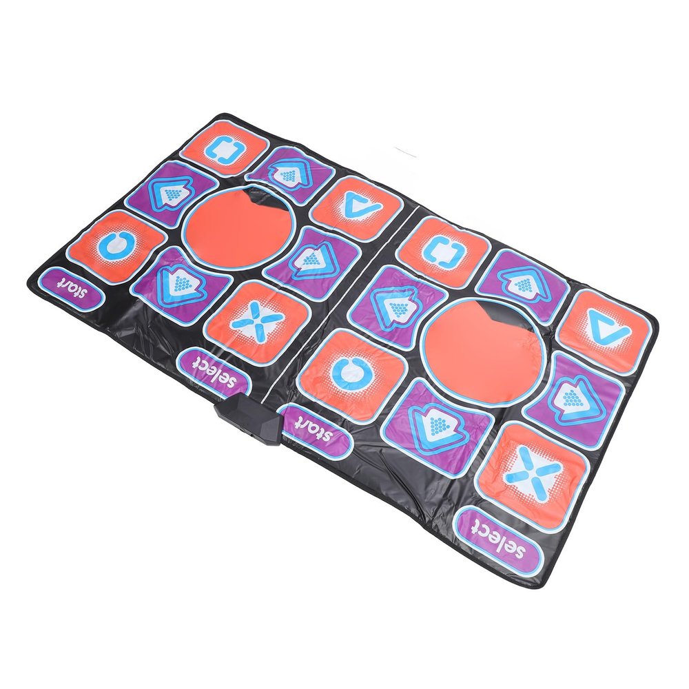 Alomejor Wireless Dance Mat, Light Up Electronic Dance Pad with Built in Music and Games for TV and Computer, Rechargeable Non Slip Mat Toy for Kids and Adults