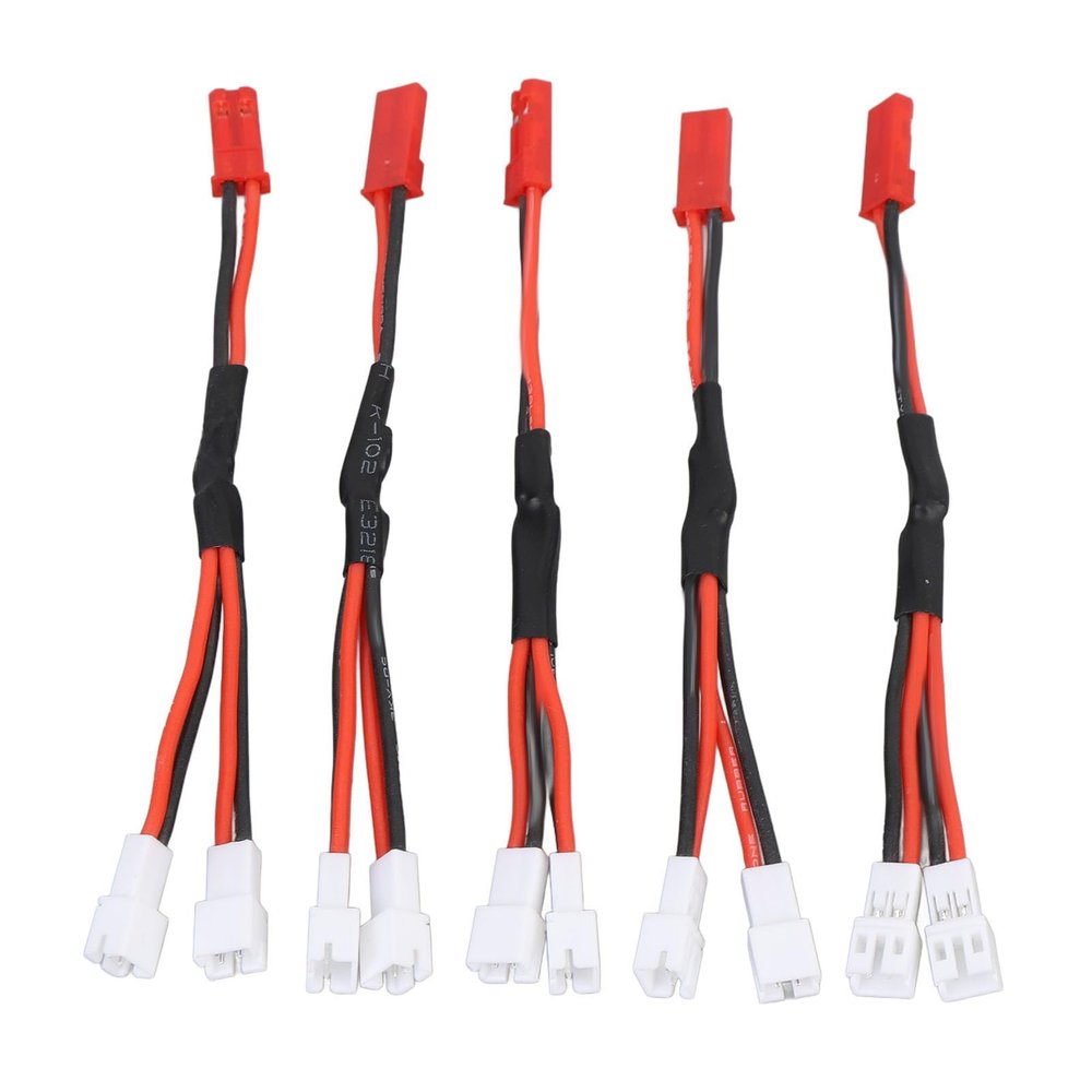 Omquot JST to PH 2.0 Connector Durable Extension Wire 22AWG for RC Motor, ESC Power Motor, 5Pcs