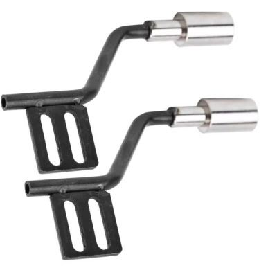 RC Replacement Parts for Scx10 for Traxxas for Trx4 1/10 1 Pair Metal RC Car Decoration Exhaust Pipe Accessories