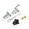 RC Car Repair Kit Compatible with Mjx for Hyper Go 14301 14302 1/14 Rc Car Modified Accessories Parts Steering Group Transmission Components(Silver) view 1