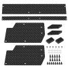 RC Modifications Spare Compatible with ARRMA for Vendetta 3S 1/8 RC Car Upgrade Parts Replacement Accessories Carbon Fiber Pattern Rear Wing view 2
