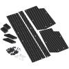 RC Modifications Spare Compatible with ARRMA for Vendetta 3S 1/8 RC Car Upgrade Parts Replacement Accessories Carbon Fiber Pattern Rear Wing view 3