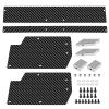 RC Modifications Spare Compatible with ARRMA for Vendetta 3S 1/8 RC Car Upgrade Parts Replacement Accessories Carbon Fiber Pattern Rear Wing view 4