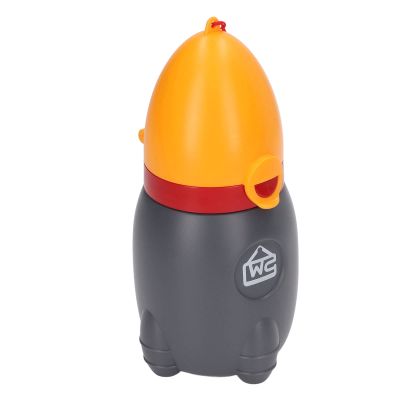 Saluaqui Urinal for Toddlers Boys Cute Pee Training Cup Portable Boys Urinal with Strong Sealing Design for Home and Travel Easy to Ideal for Potty Training Kids Dark Blue (Energy Orange)
