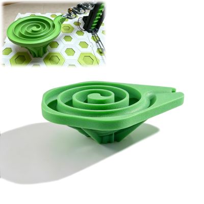 Large Spiral Track Element for Gravitrax, Extended Marble Run Spiral, Fits Original Curve Blocks, Fixed 45mm Height Expansion Piece