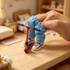 SUNGDOGIN Miniature Finger Scooters, Complete with Fingertip Pants and Shoes, Perfect As Party Favors Or Table Decoration view 4