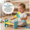 Temeemeg Squeaky Hammer Squeaky Kids Hammer Toy Sound Making Toddler with Built in Whistle Ideal for Interactive Play & Learning (Ages 3+) Blue view 4