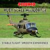 ZYHOBBY Roban RTF 470 Size UH-1D RC Helicopter Army Green GPS Auto Return Scale Model view 4