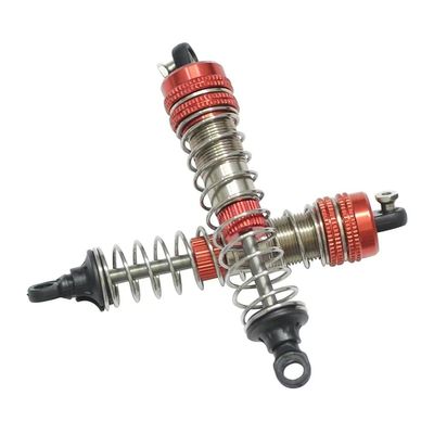 RC Crawler Shock Absorber 1/10 Scale Adjustable Metal Damper Compatible with GPTOYS S911 S912 9115 9116 9120 9125(RED)