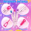 Rotatingpals 20 Pcs Pink Lightning Bubble Wands Pink Lightning Party Favors view 3