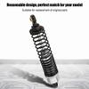 4PCS Aluminum Alloy CNC Hydraulic Shock Damper for HSP 1/10 RC Car, Replacement for 94101 94102 94103 94188 94108 with Smooth Ride and Lightweight Design (Silver) view 2