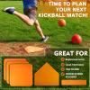 GGV Kickball Set with Bases and Ball, 24 Pcs Kickball kit Outdoor Game view 3