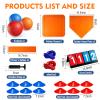 GGV Kickball Set with Bases and Ball, 24 Pcs Kickball kit Outdoor Game view 4
