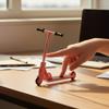 NexusPulse Finger Scooter - 2-Wheeled Scooter - Foldable Finger Scooter BMX with Brake | Finger Board Accessories for Teen | Educational Finger Toys | Non-Slip Fun Finger Skateboards (Pink) view 3