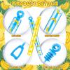 Rotatingpals 20 Pcs Banana Bubble Wands Banana Party Favors view 3