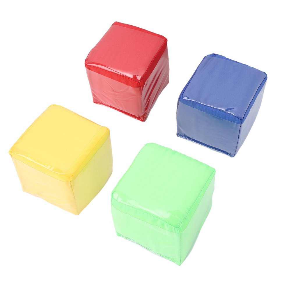 Rcniso Soft Game Cubes, Skin Friendly, Improve Coordination, Wipe Clean Soft Game Cubes with Storage Bag for Party Favors for Kids