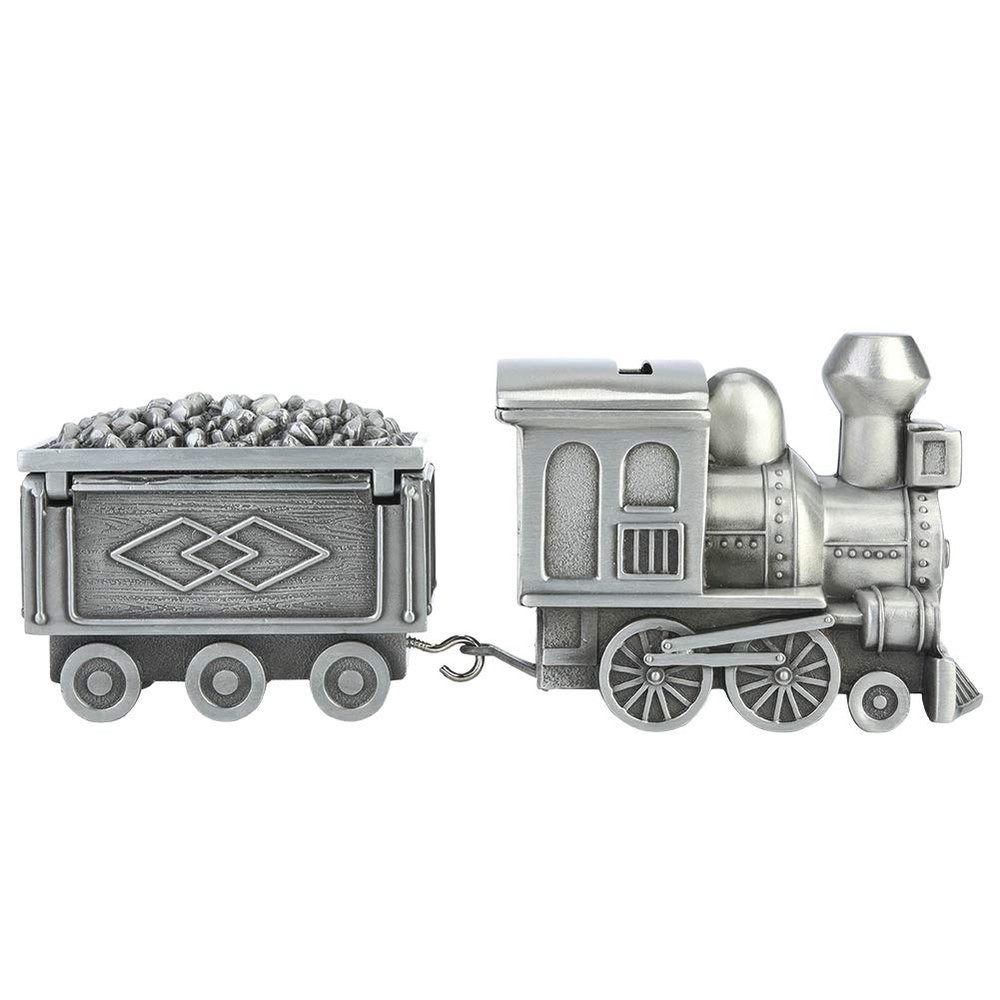 Vistreck Children Money Saving Bank Retro Train Model Box for Desk Decor and Saving Fun