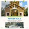 Qaba Outdoor Playhouse Wooden Kids Playhouse Functional Door Ages 38 Brown view 3