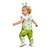 vastwit Metallic Astronaut Baby Coveralls Futuristic Alien Bodysuit Holographic Space Suit Halloween Rompers Fluorescent Green 4-5 Years view 2