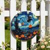 Witch Welcome Sign for Front Door, Halloween Fanciful pumpkin moon Halloween orange Wood Welcome to Our Home Front Door Sign Decorations for Apartment Set of 1 view 4
