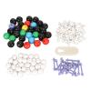 Rcniso Molecular Modeling Kit, Practical Organic Chemistry Molecule Model, 136 Pieces, Educational for Teachers to Learn view 2