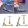 Rcniso Small Scooter Model, Durable Finger Toy, Finger Skateboards Toy, Scooter Model Toy, Portable for Home Decoration (Golden) view 4