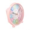 Colorful Silent Learning Clock for Ages 4-8, for educational Time Teacher with Rainbow Design, Non-Ticking Quartz Wall Clock for Classroom and Home School Use(Early School Pink) view 3