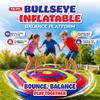 Playland 7.5 FT Inflatable Balance Platform for Kids Bullseye Wobble Bounce Pad, Outdoor Play Toy for Backyard, Supports 300 lbs, Up to 3 Kids, Durable Non-Slip Bouncing Game Mat view 2